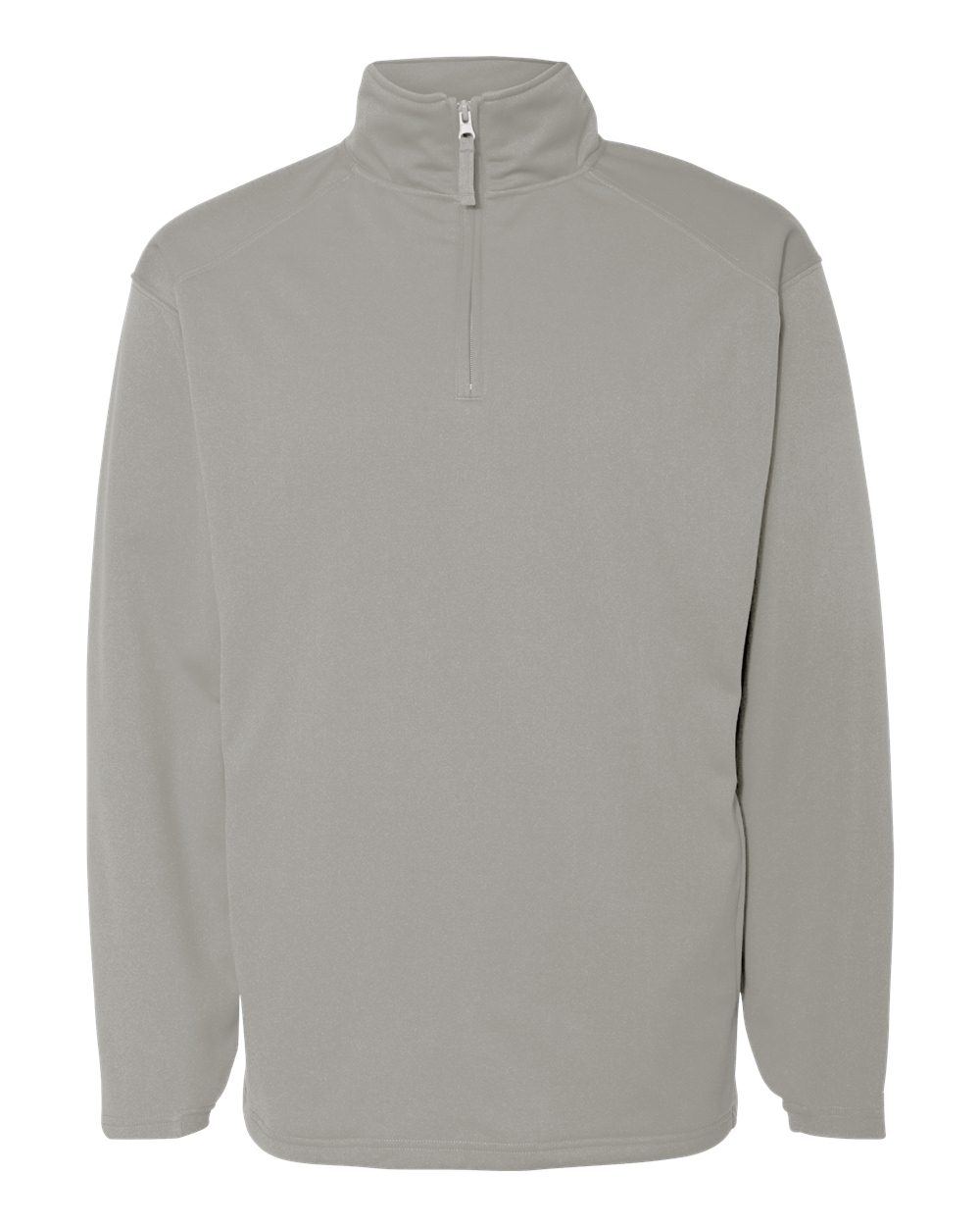Badger Men's Performance Quarter-Zip Pullover. 1480 - Silver