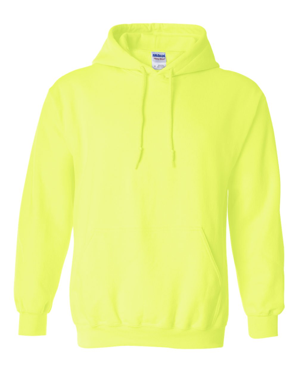Gildan Unisex Heavy Blend™ Hooded Sweatshirt. 18500 - Safety Green