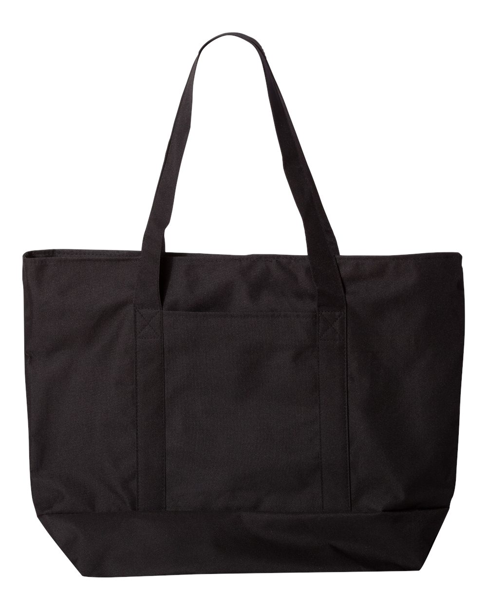 Liberty Bags Bay View Giant Zippered Tote. 7006 - Black/ Black