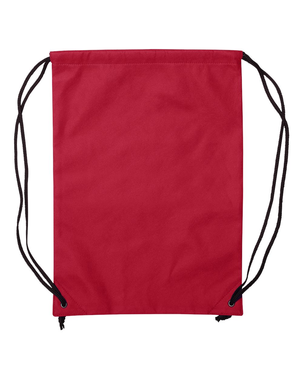 Liberty Bags Non-Woven Drawstring Backpack. A136 - Red