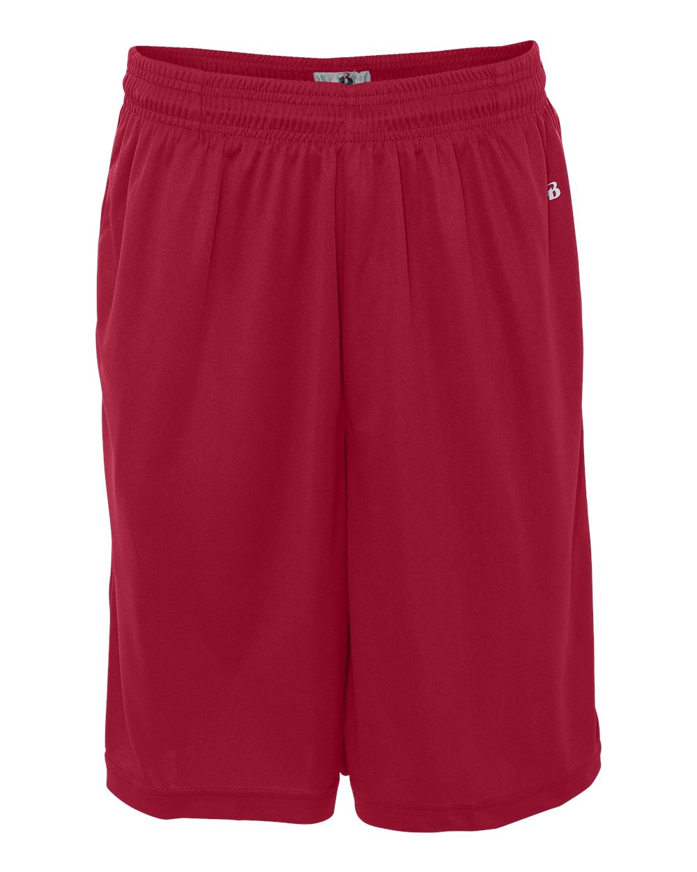 Badger Men's B-Core 10" Shorts with Pockets. 4119 - Red