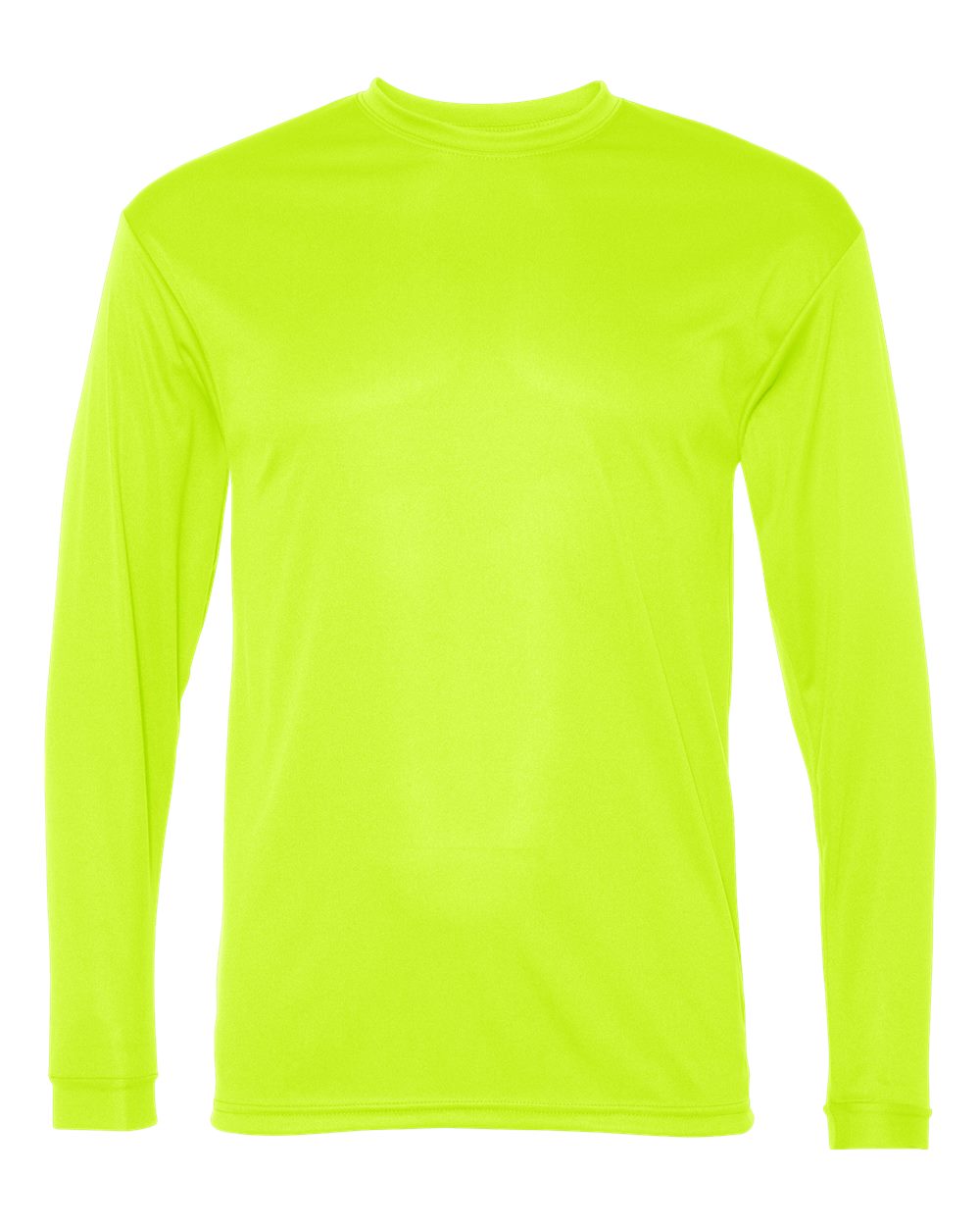 C2 Sport Unisex Performance Long Sleeve T-Shirt. 5104 - Safety Yellow