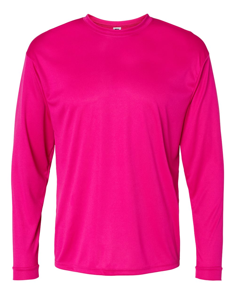 C2 Sport Unisex Performance Long Sleeve T-Shirt. 5104 - Hot Pink