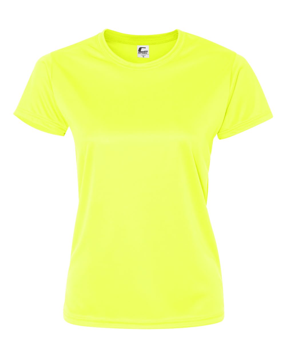 C2 Sport Women’s Performance T-Shirt. 5600 - Safety Yellow