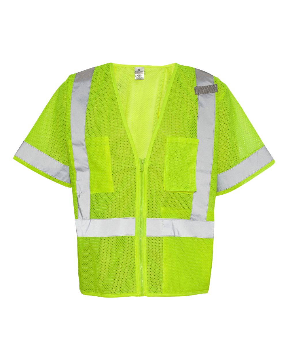 Kishigo Unisex Class 3 Economy Vest. 1264-1265 - Lime