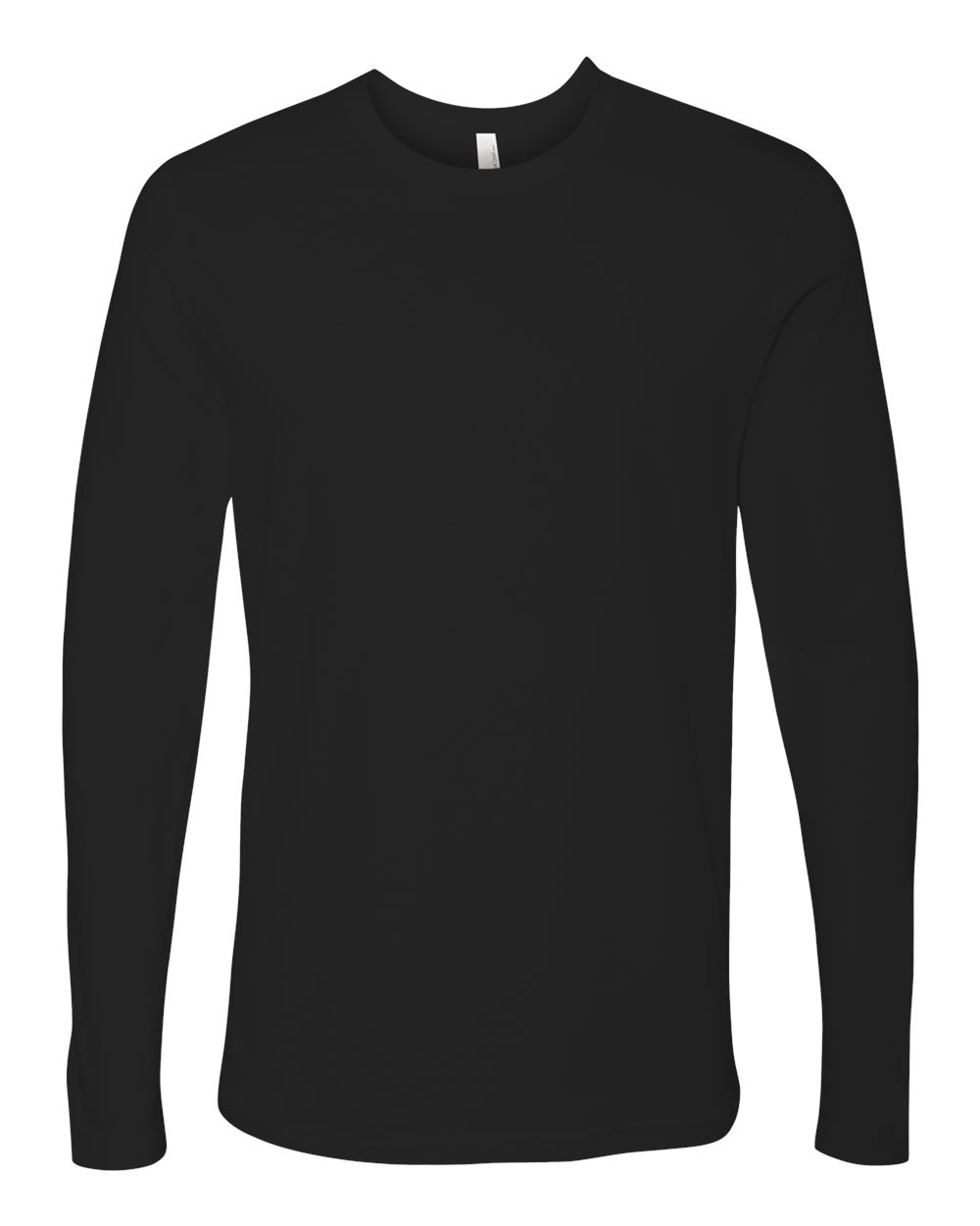 Next Level Unisex Cotton Long Sleeve Tee. 3601 - Black