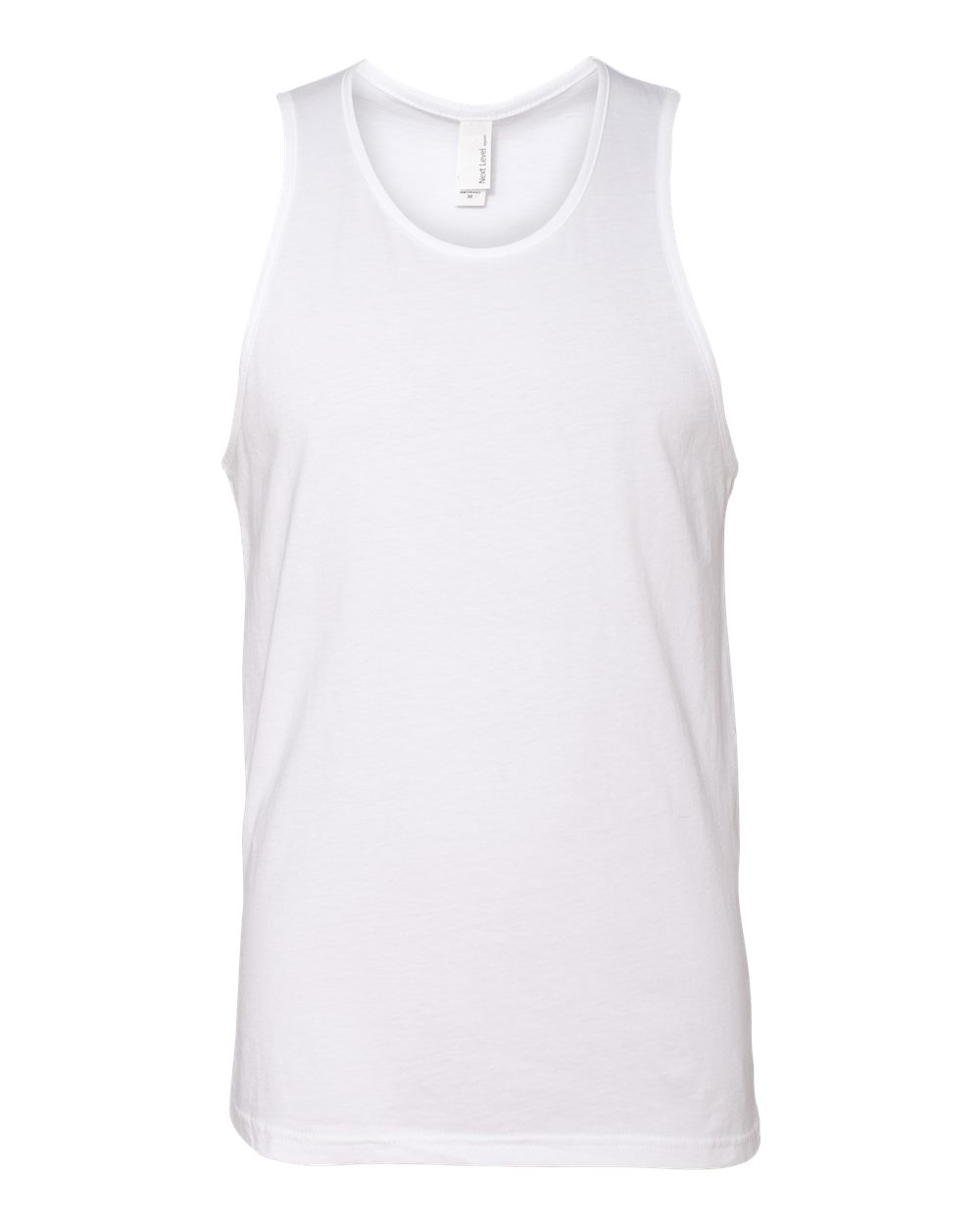 Next Level Unisex Cotton Tank. 3633 - White
