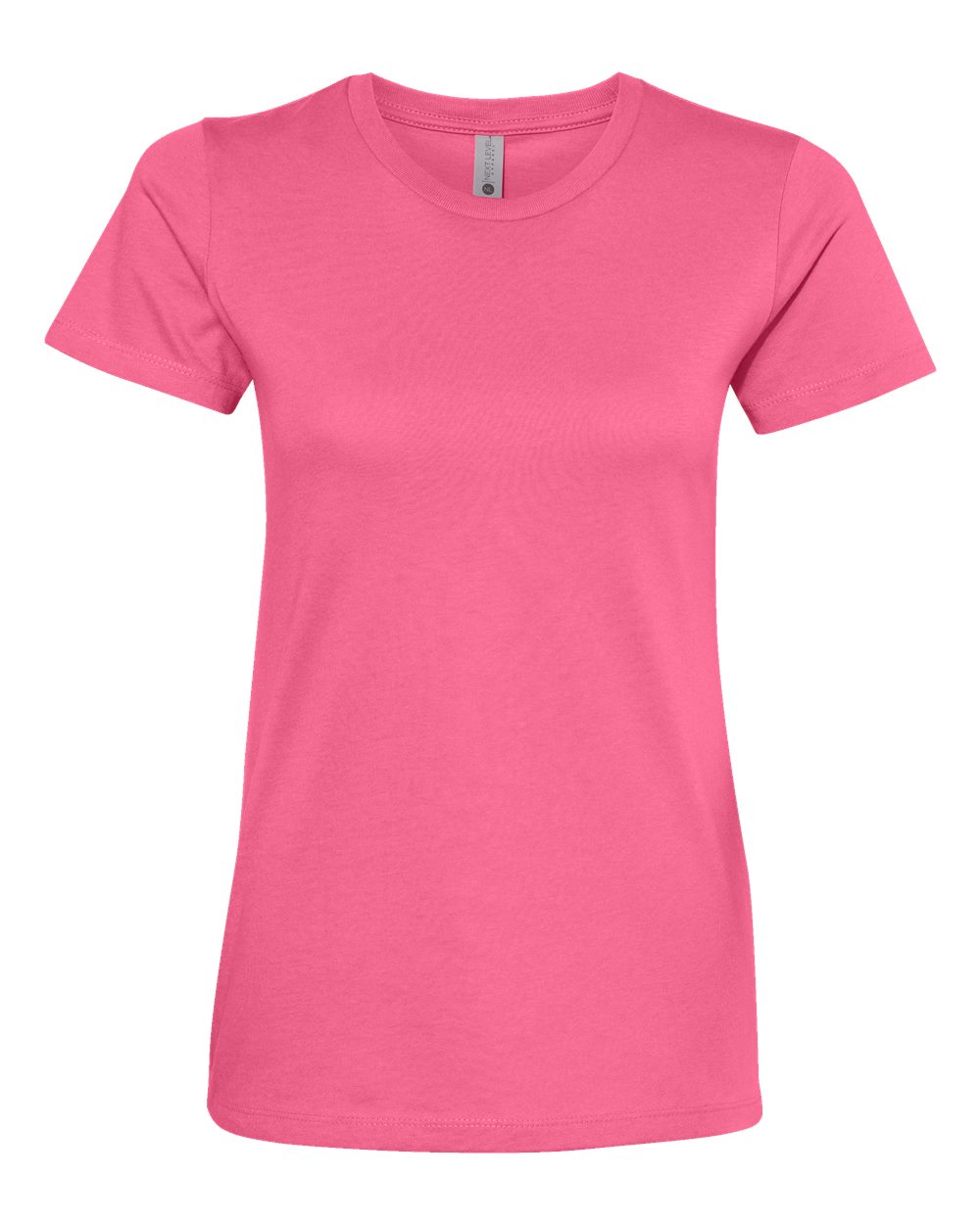 Next Level Women’s Cotton Tee. 3900 - Hot Pink