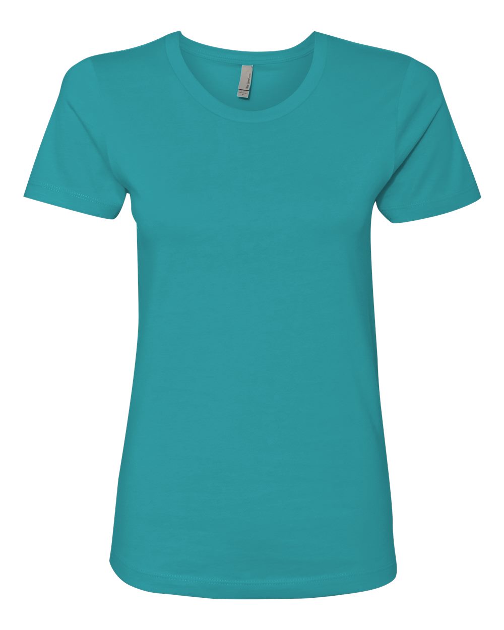 Next Level Women’s Cotton Tee. 3900 - Tahiti Blue