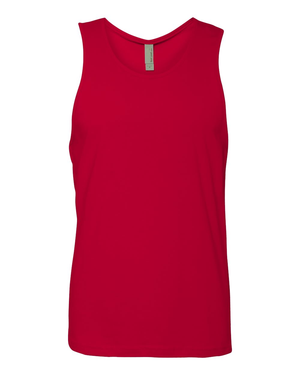 Next Level Unisex Cotton Tank. 3633 - Red