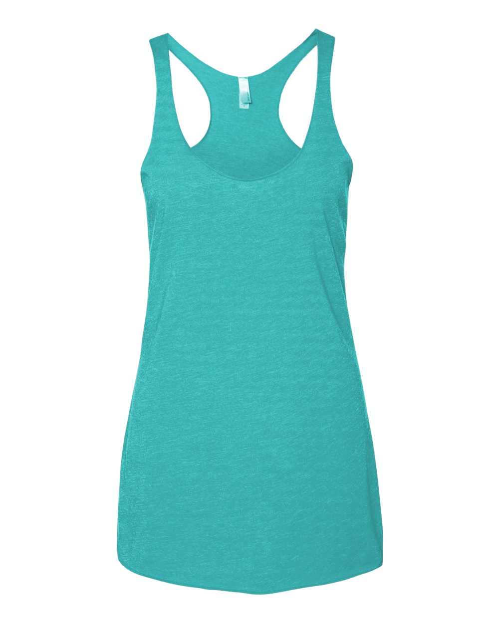 Next Level Women’s Triblend Racerback Tank. 6733 - Tahiti Blue
