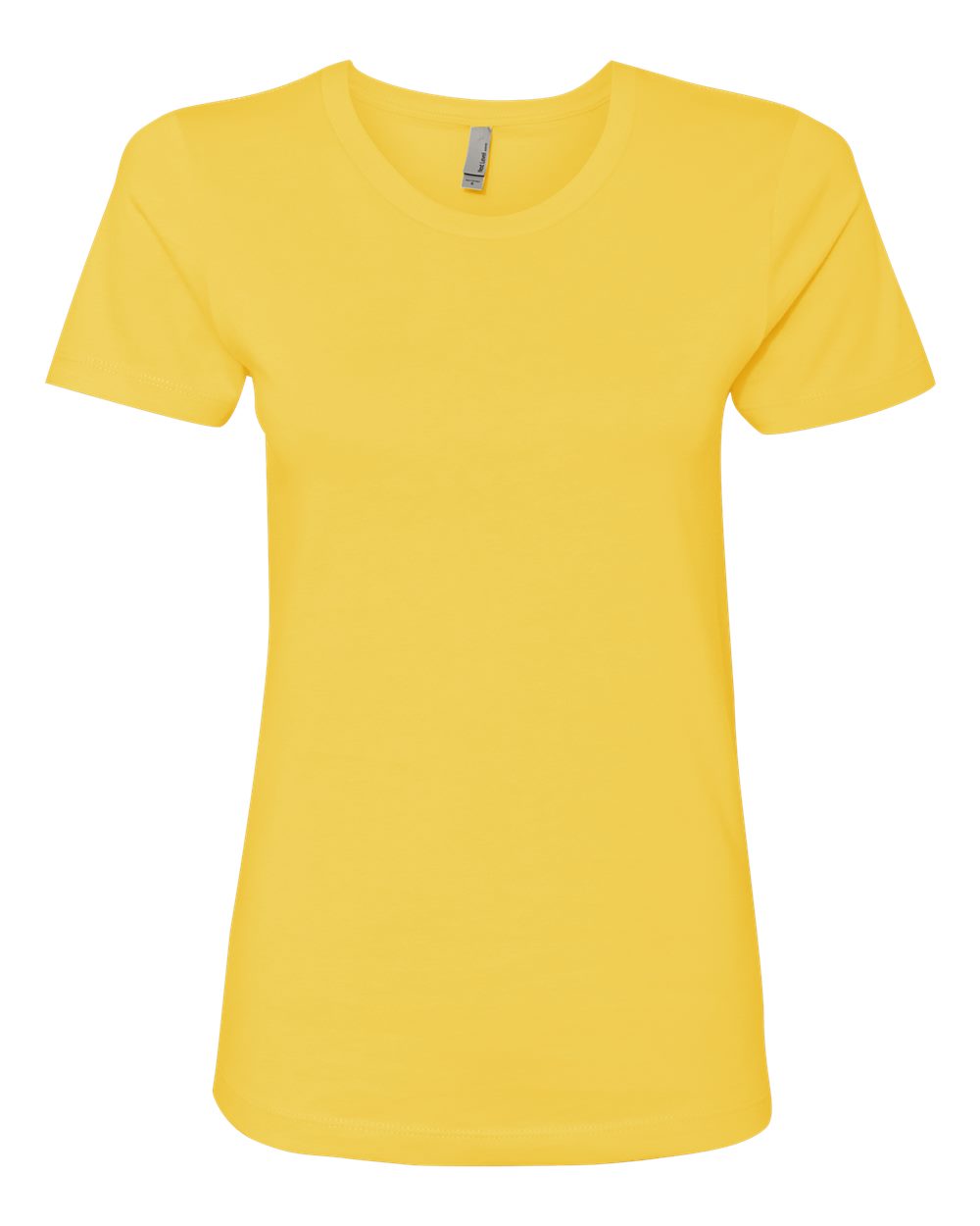 Next Level Women’s Cotton Tee. 3900 - Vibrant Yellow