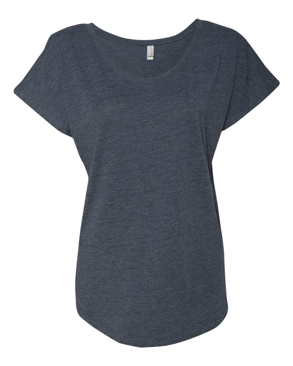 Next Level Women’s Triblend Dolman Tee. 6760 - Vintage Navy