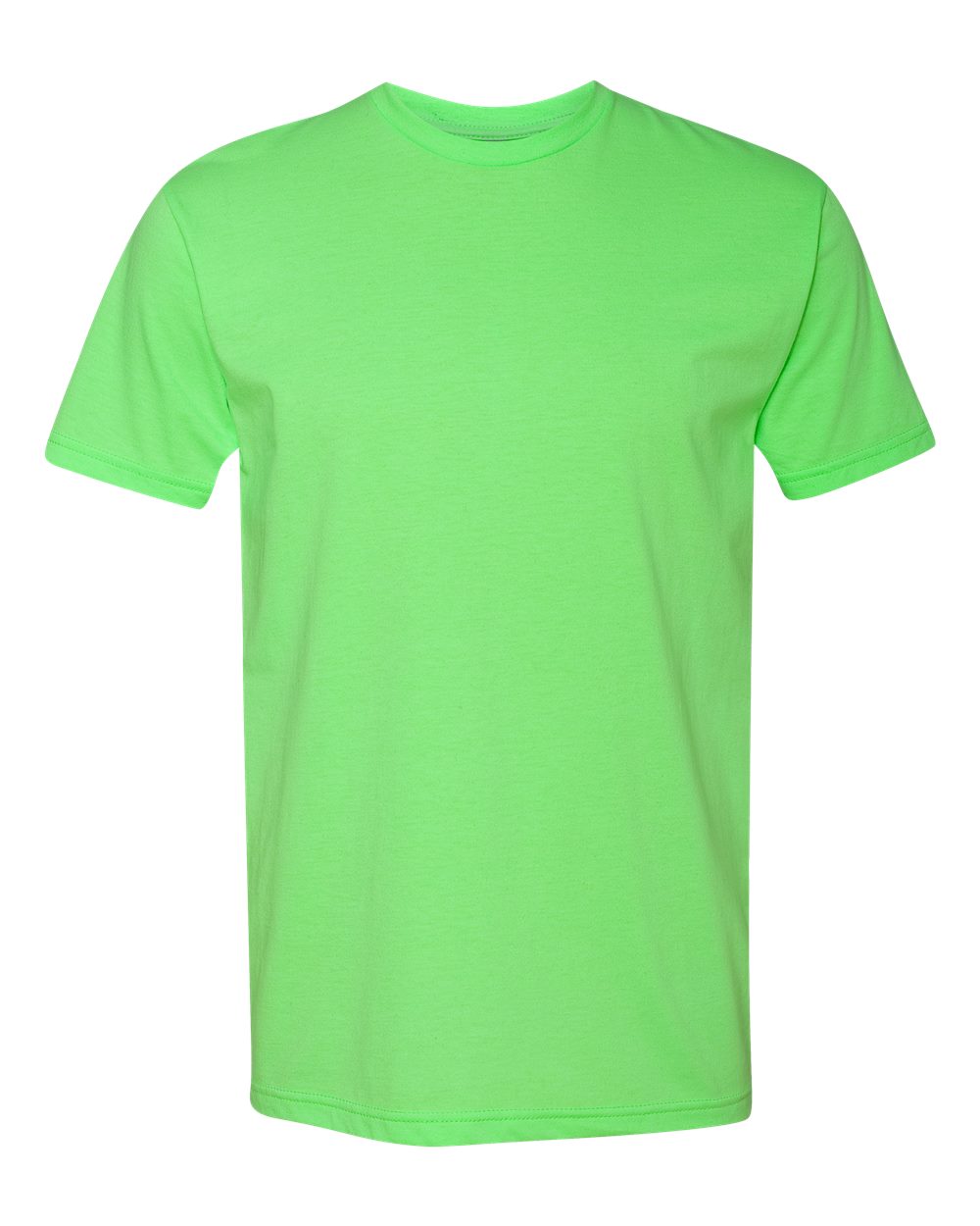Next Level Unisex CVC Tee. 6210 - Neon Heather Green