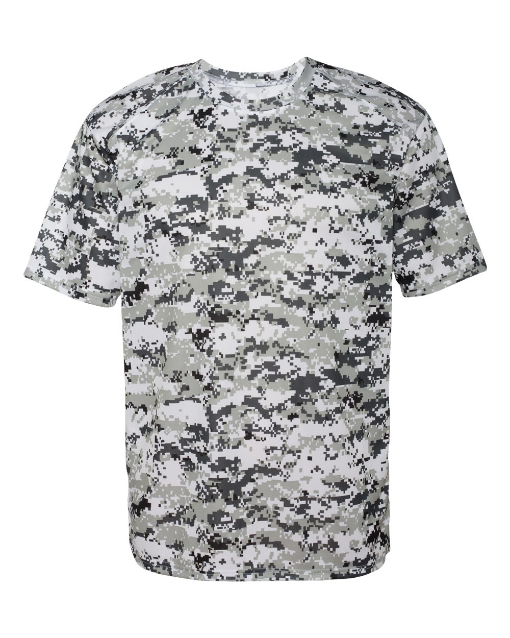Badger Men's Digital Camo T-Shirt. 4180 - White Digital