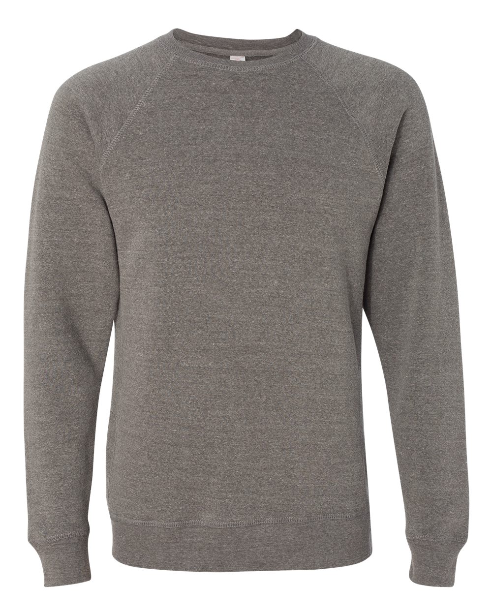 Independent Trading Co. Unisex Special Blend Raglan Crewneck Sweatshirt. PRM30SBC - Nickel