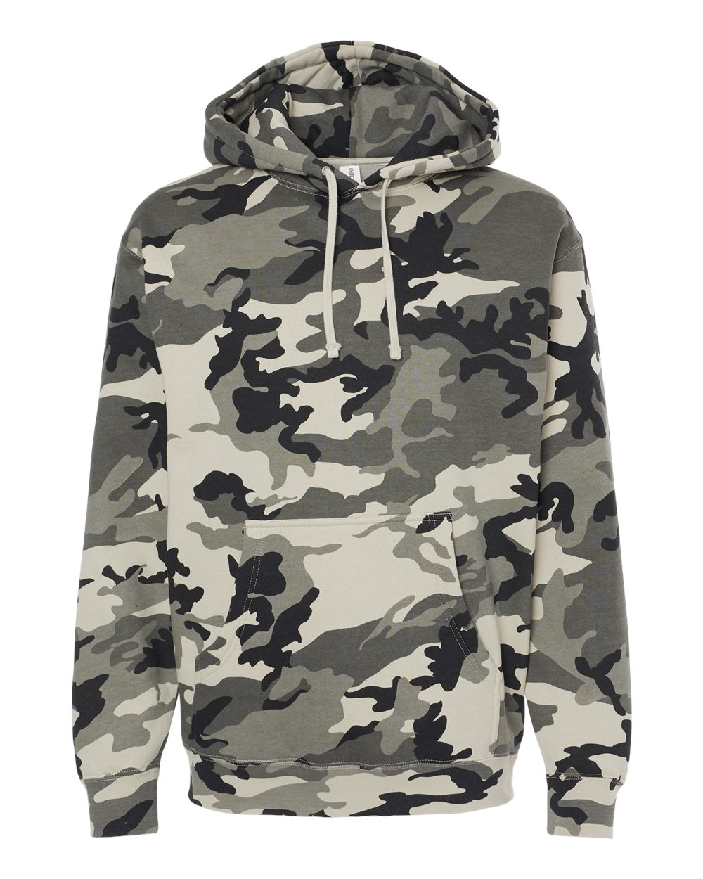 Independent Trading Co. Unisex Heavyweight Hooded Sweatshirt. IND4000 - Snow Camo