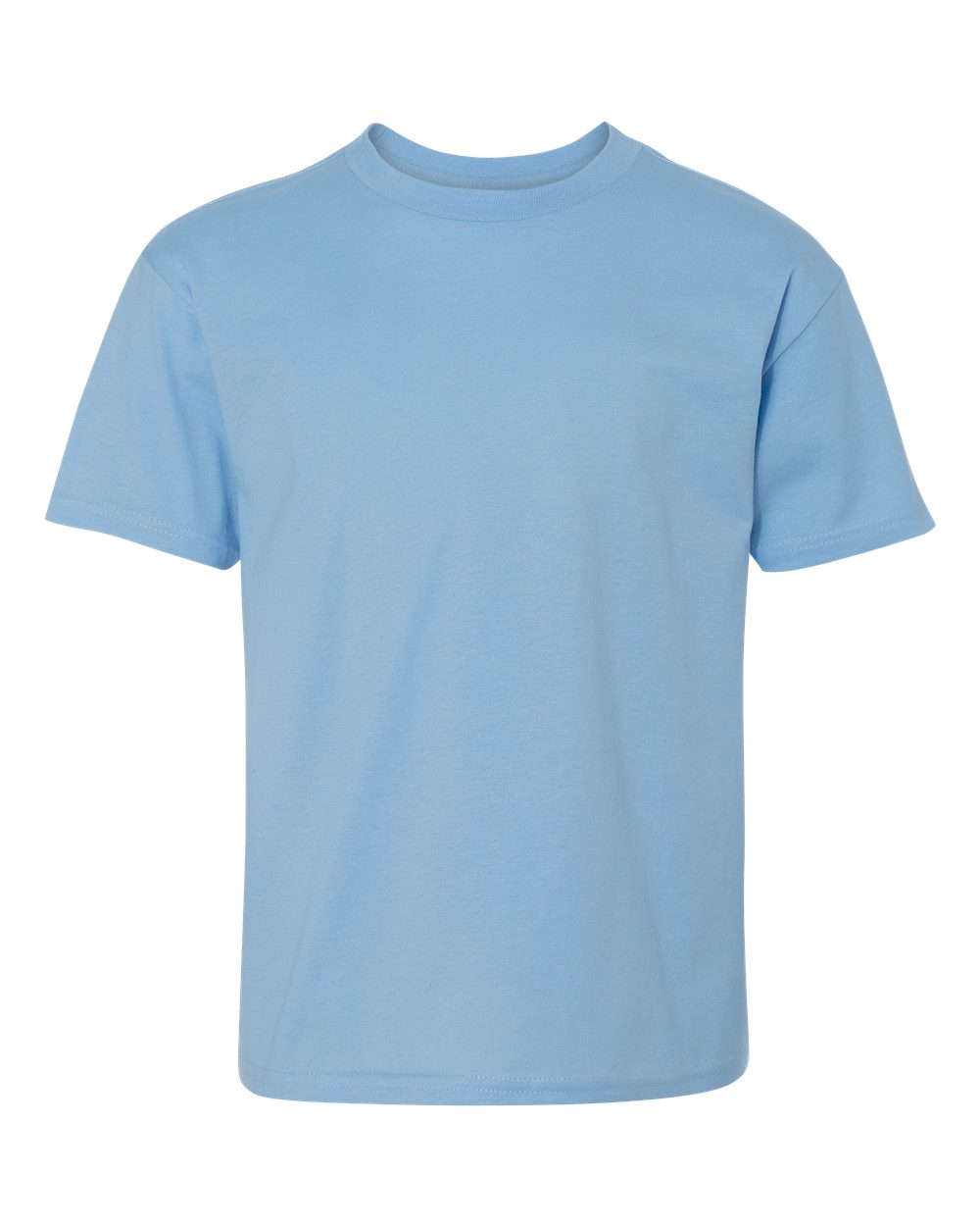 Hanes Youth Perfect-T T-Shirt. 498Y - Light Blue