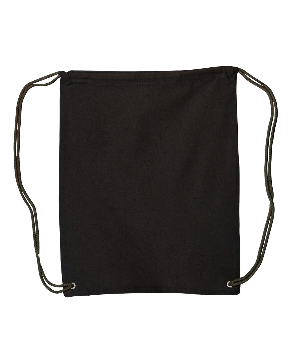 Liberty Bags Canvas Drawstring Backpack. 8875 - Black
