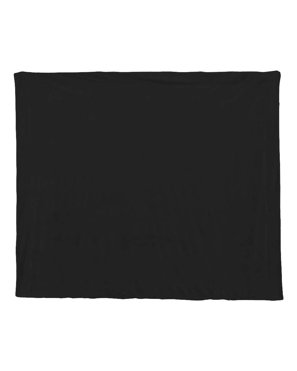 Alpine Fleece Micro Mink Sherpa Blanket. 8712 - Black