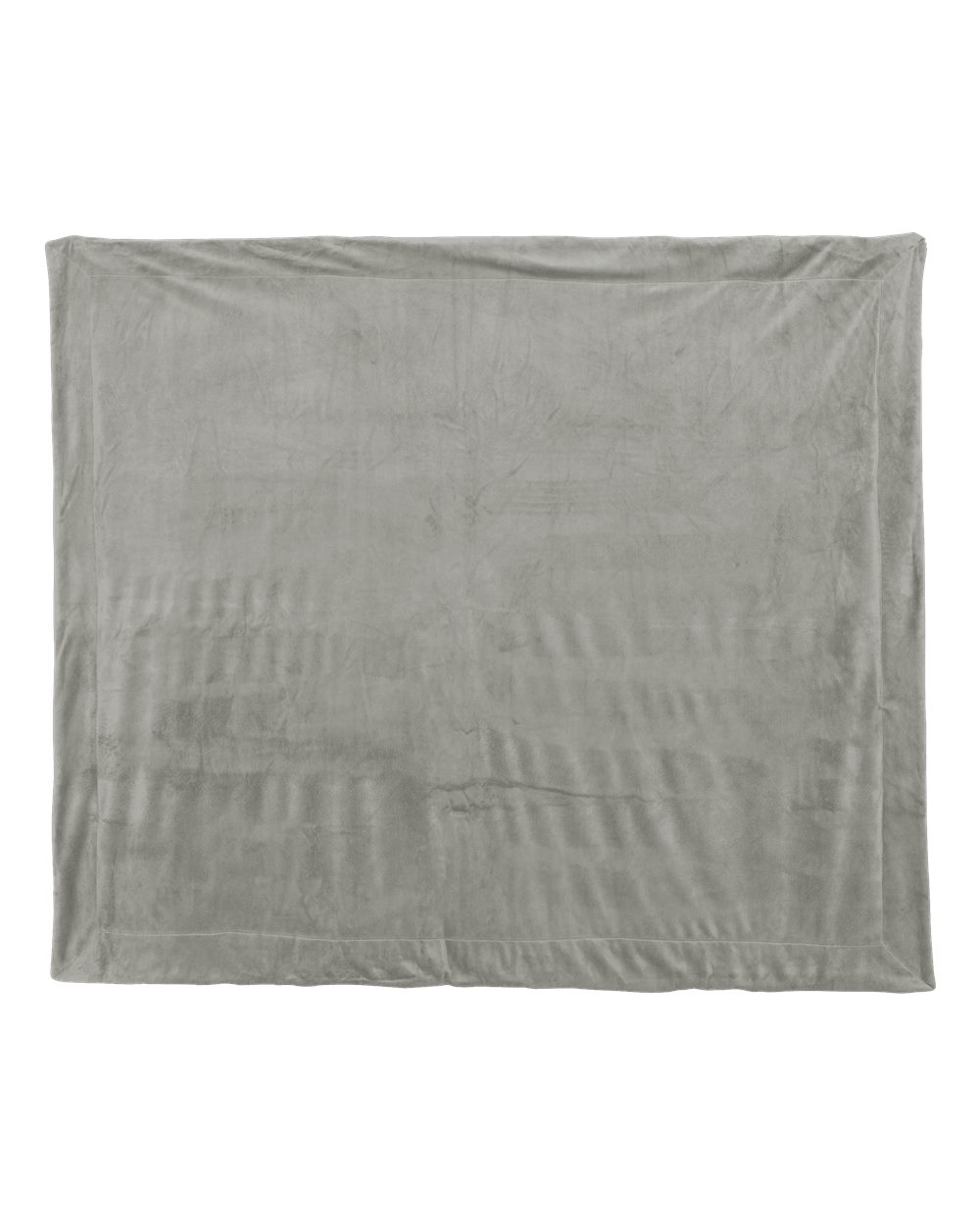 Alpine Fleece Micro Mink Sherpa Blanket. 8712 - Grey