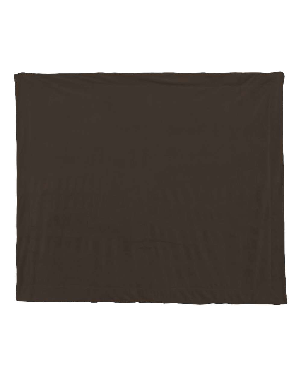 Alpine Fleece Micro Mink Sherpa Blanket. 8712 - Chocolate