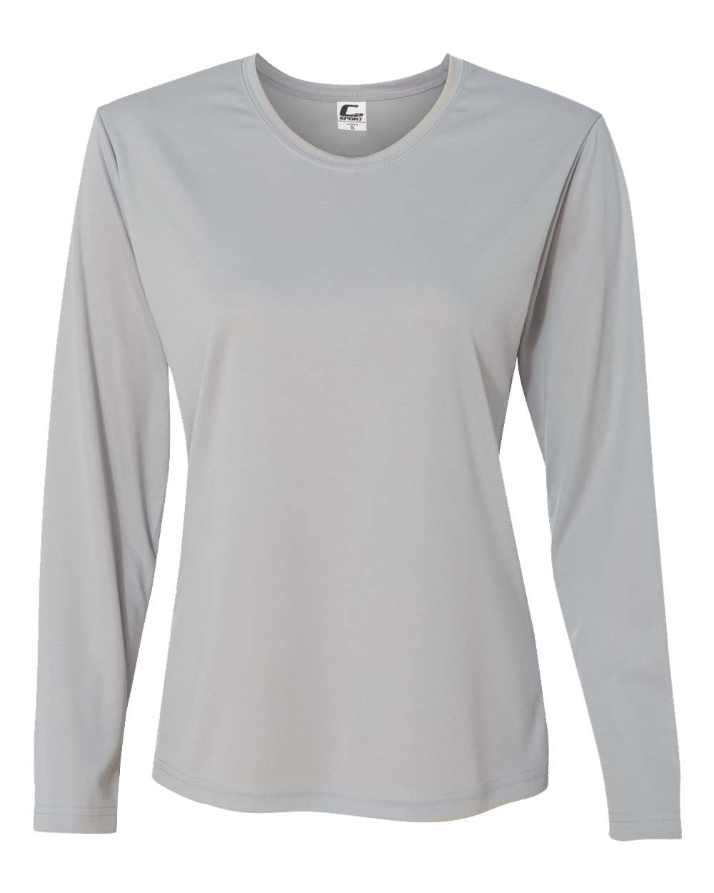 C2 Sport Women's Performance Long Sleeve T-Shirt. 5604 - Silver