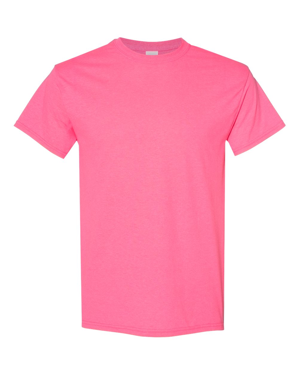 Gildan Unisex Heavy Cotton™ T-Shirt. 5000 - Safety Pink