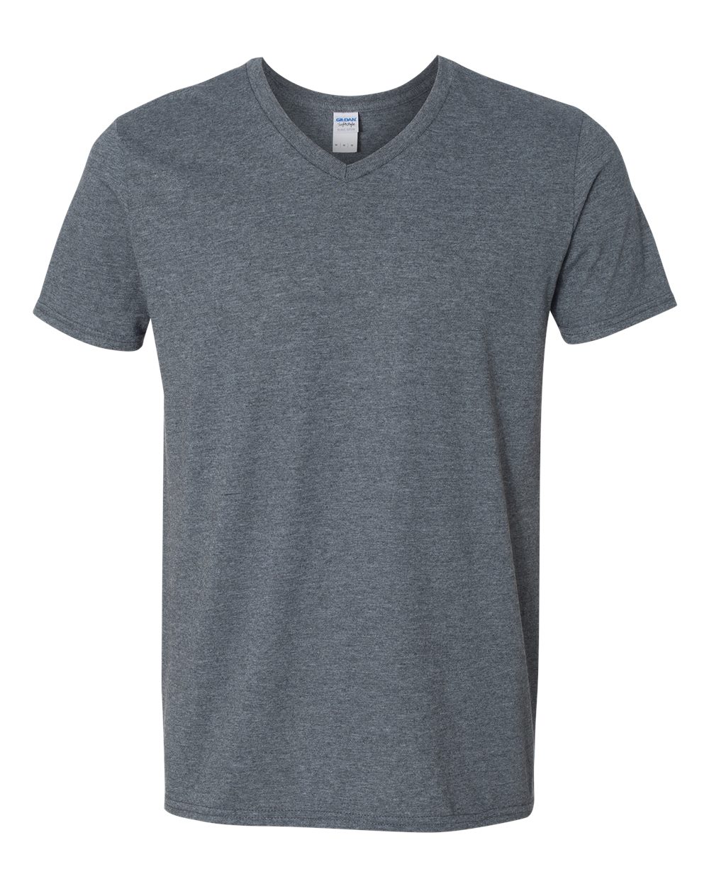 Gildan Unisex Softstyle® V-Neck T-Shirt. 64V00 - Dark Heather