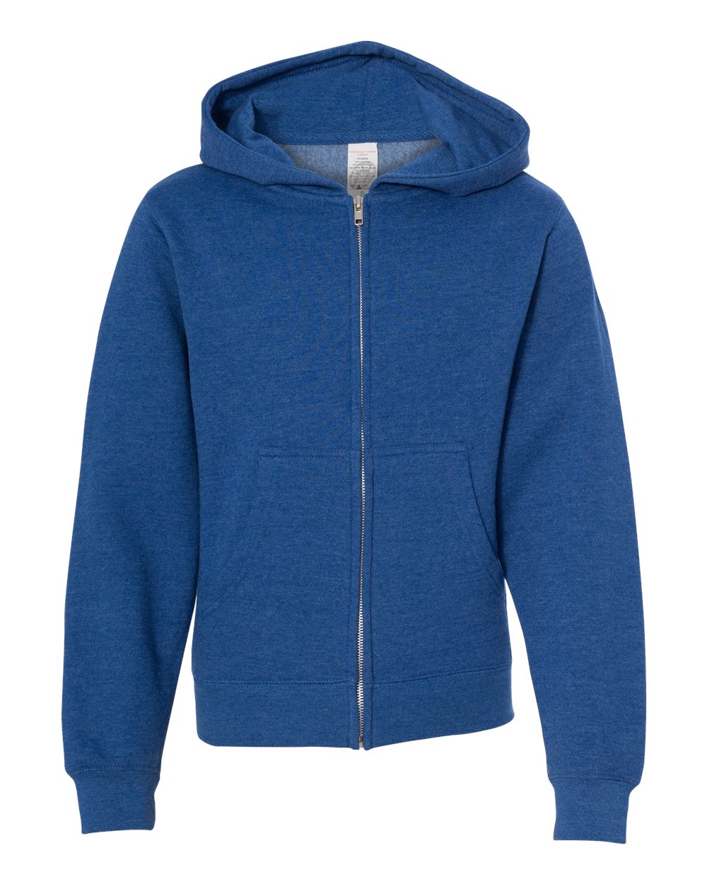 Independent Trading Co. Youth Midweight Full-Zip Hooded Sweatshirt. SS4001YZ - Royal Heather