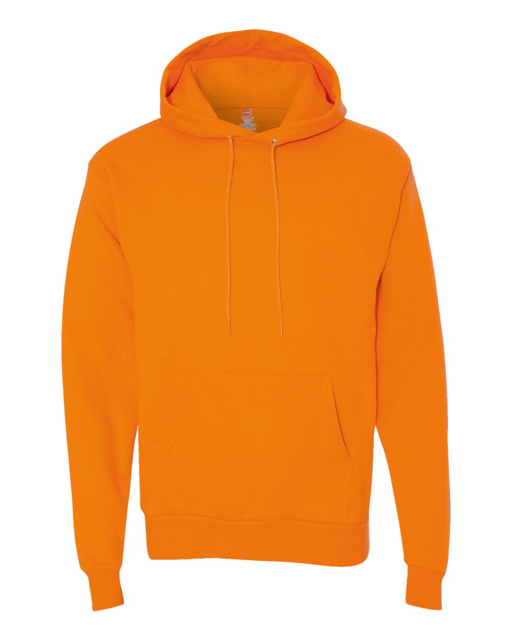 Hanes Unisex EcoSmart® Hooded Sweatshirt. P170 - Safety Orange