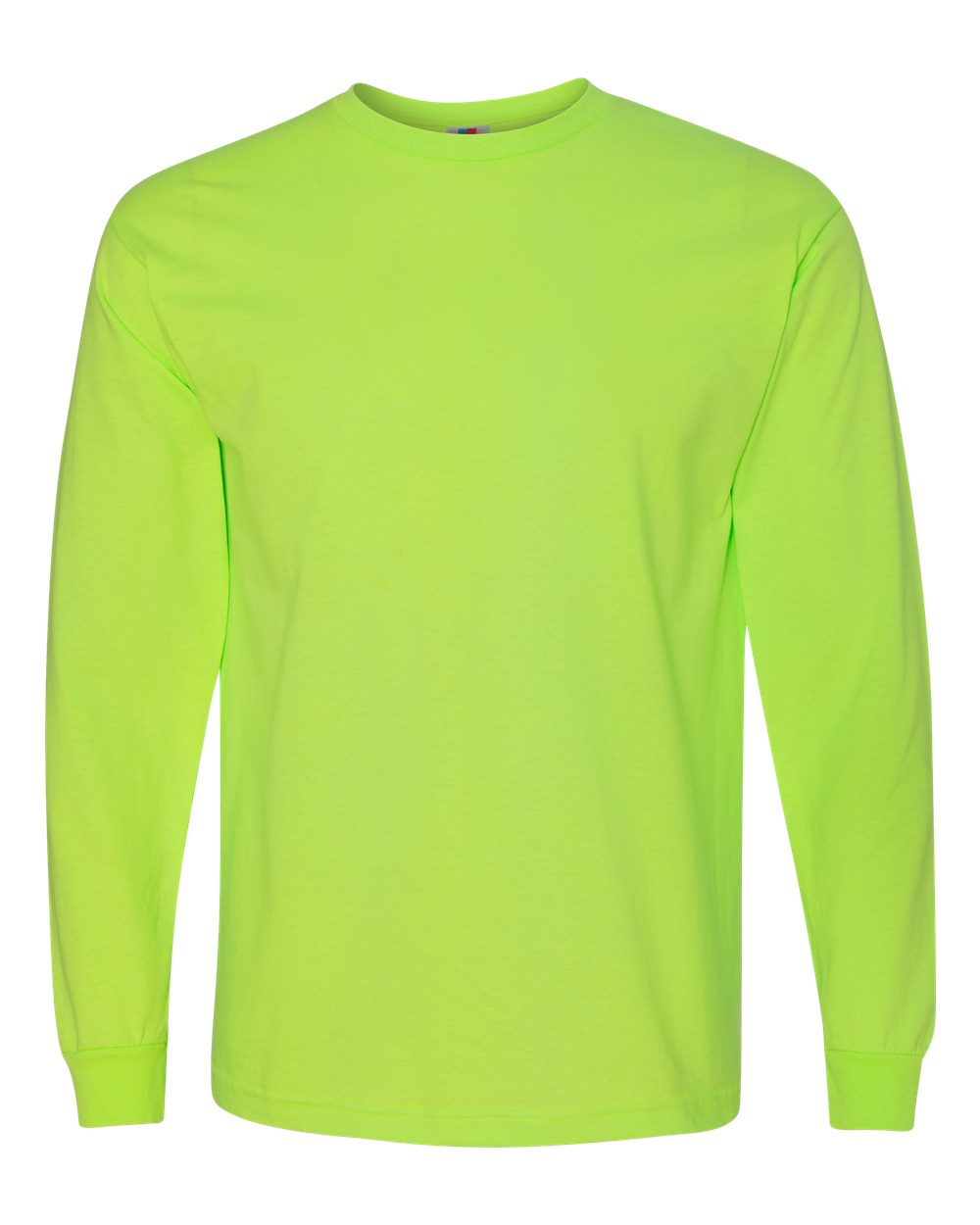 Bayside Unisex USA-Made Long Sleeve T-Shirt. 5060 - Lime Green
