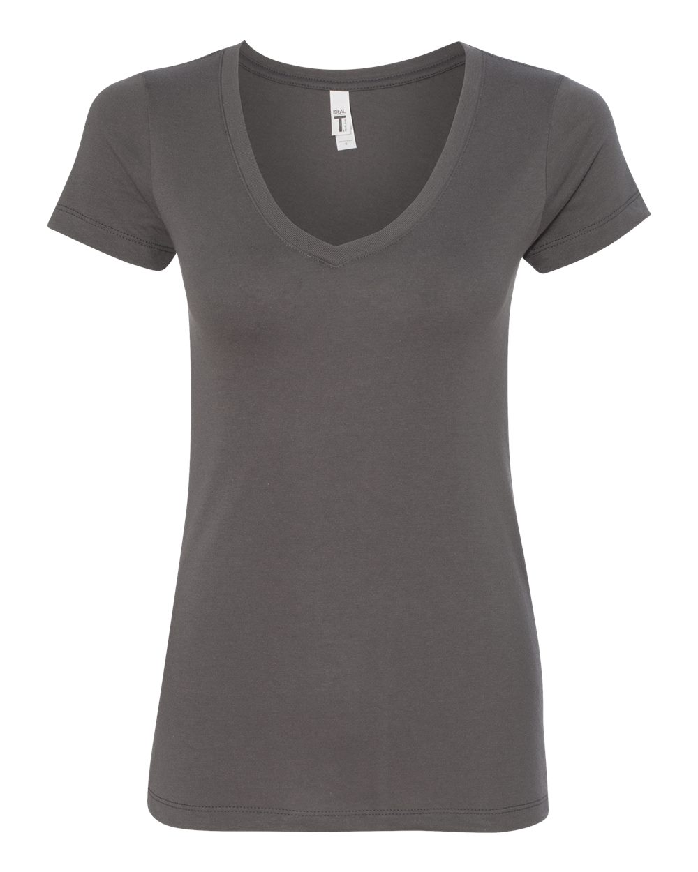 Next Level Women's Ideal V-Neck Tee. 1540 - Dark Grey