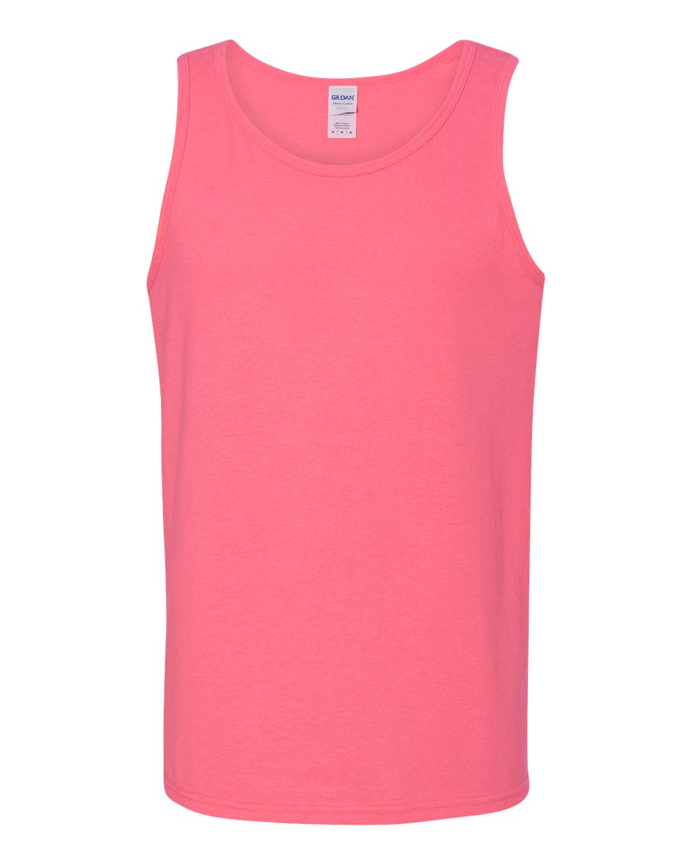 Gildan Unisex Heavy Cotton™ Tank Top. 5200 - Safety Pink