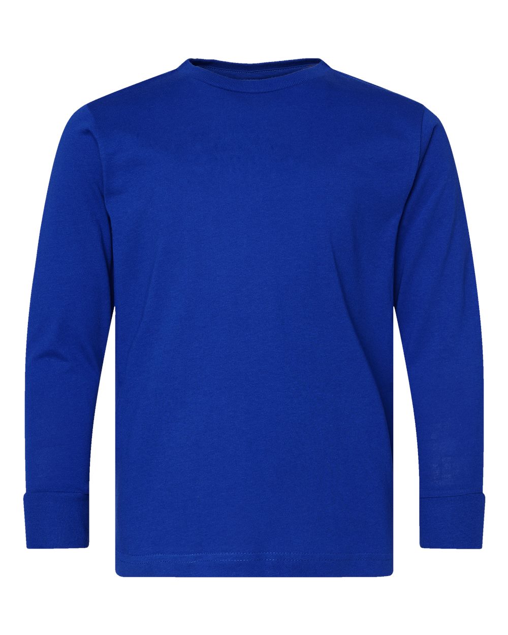 LAT Youth Fine Jersey Long Sleeve Tee. 6201 - Royal