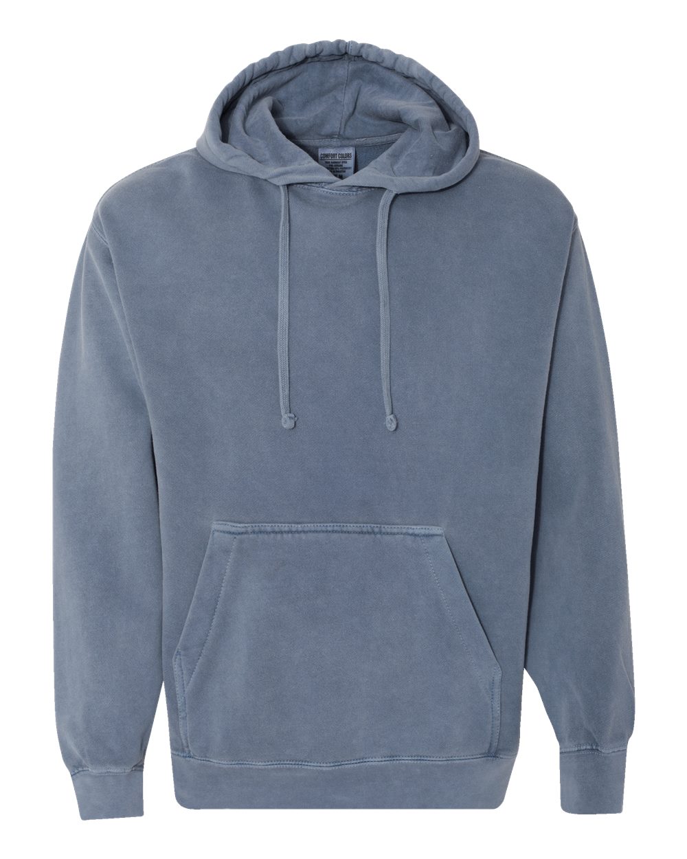Comfort Colors Unisex Garment-Dyed Hooded Sweatshirt. 1567 - Blue Jean