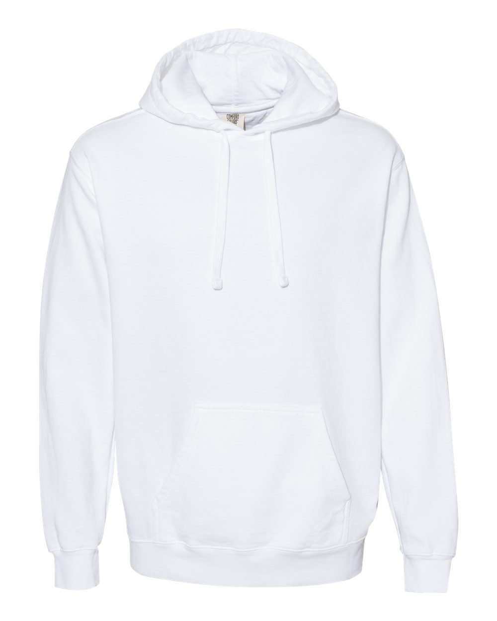 Comfort Colors Unisex Garment-Dyed Hooded Sweatshirt. 1567 - White