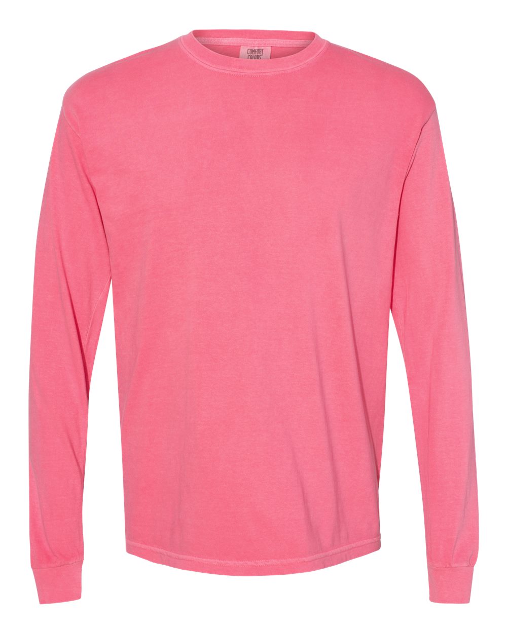 Comfort Colors Unisex Garment-Dyed Heavyweight Long Sleeve T-Shirt. 6014 - Crunchberry