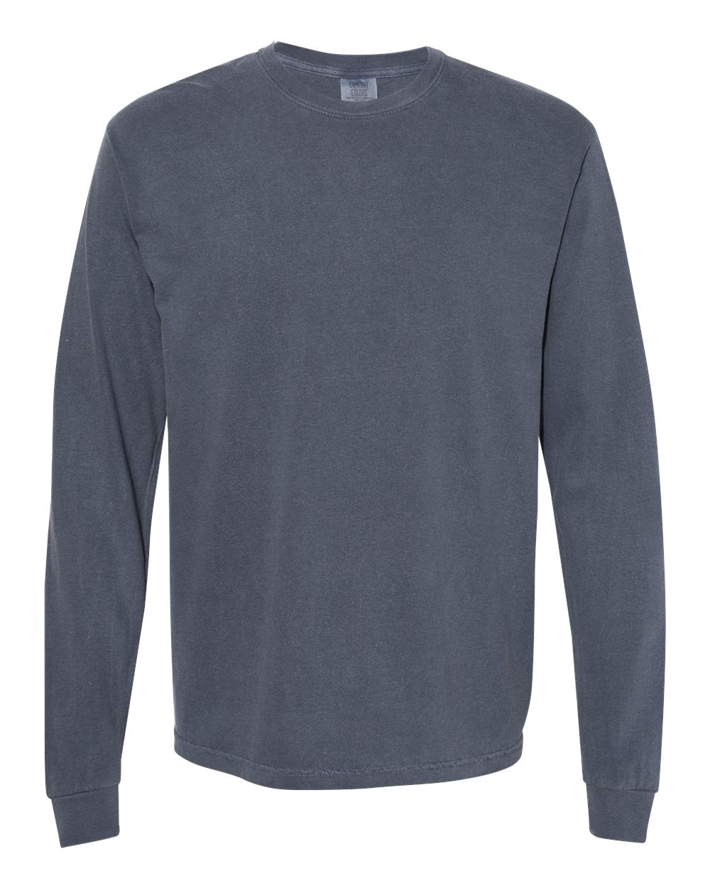 Comfort Colors Unisex Garment-Dyed Heavyweight Long Sleeve T-Shirt. 6014 - Denim