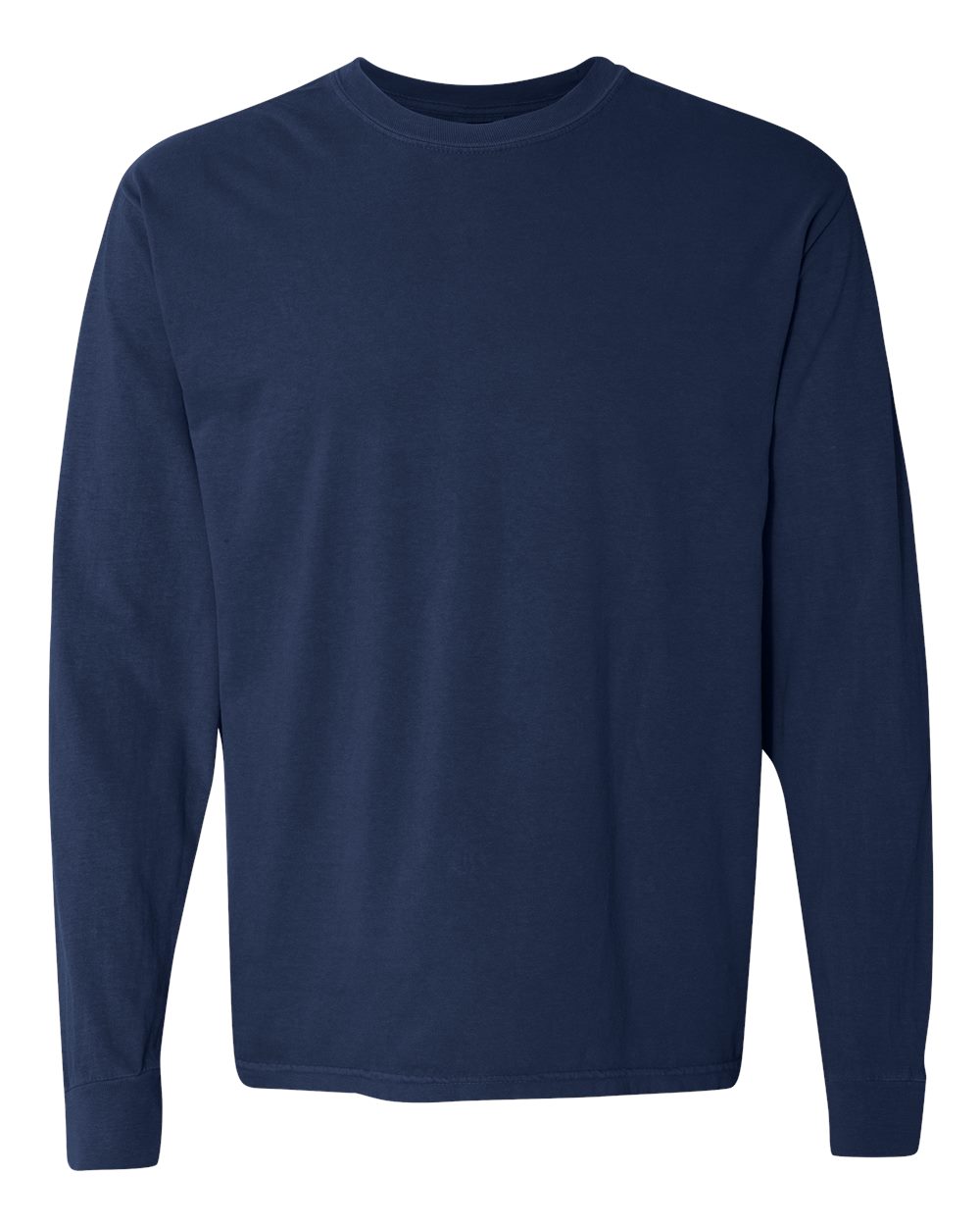 Comfort Colors Unisex Garment-Dyed Heavyweight Long Sleeve T-Shirt. 6014 - True Navy
