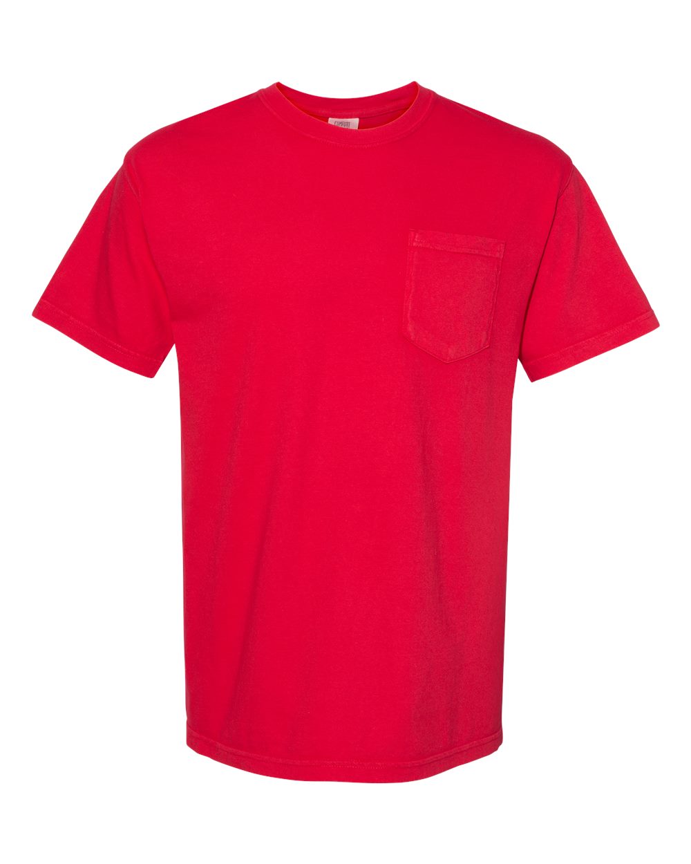 Comfort Colors Unisex Garment-Dyed Heavyweight Pocket T-Shirt. 6030 - Red