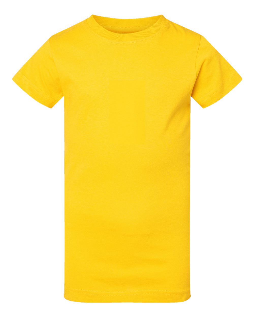 LAT Girls' Fine Jersey Tee. 2616 - Yellow