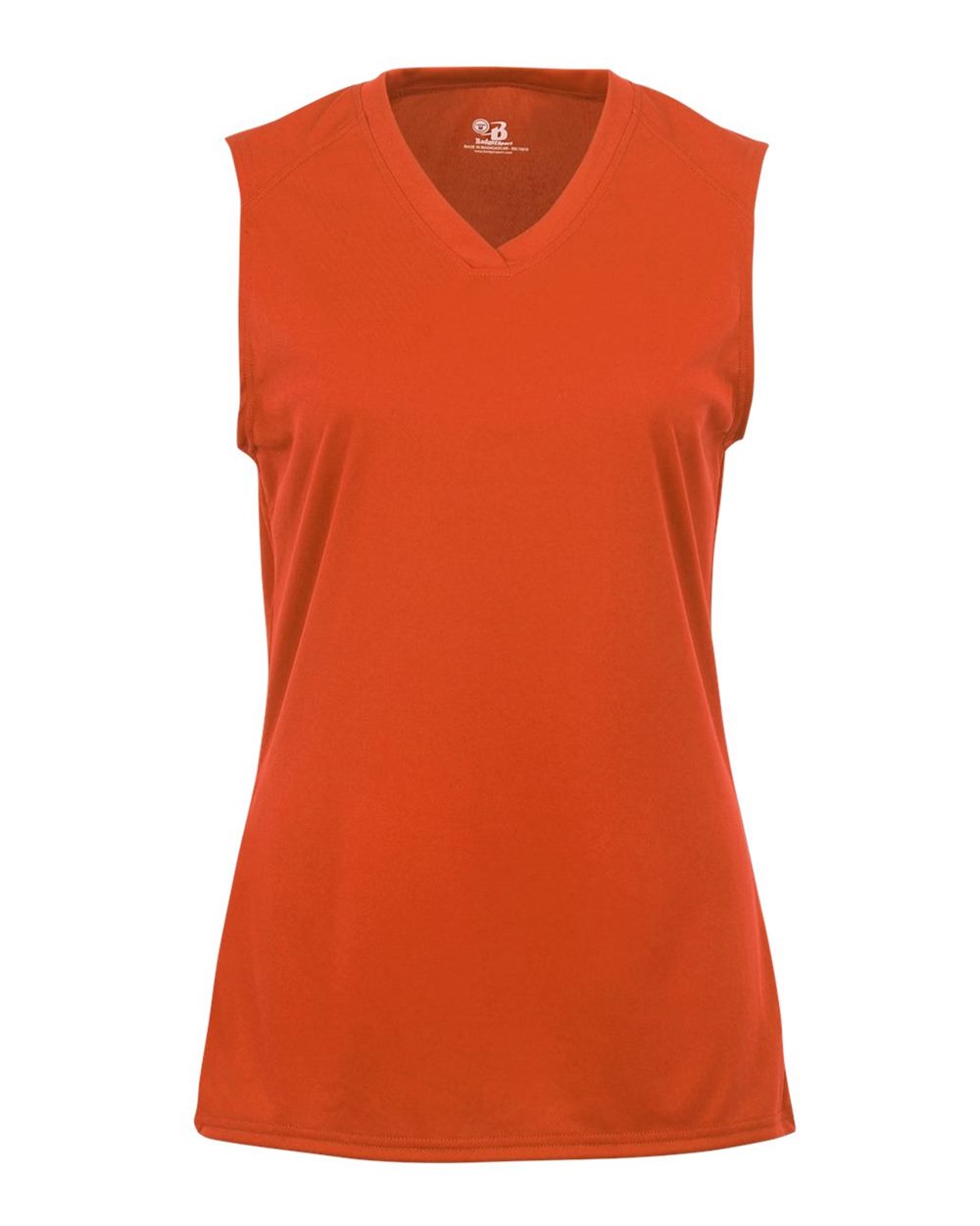 Badger Women's B-Core Sleeveless T-Shirt. 4163 - Burnt Orange