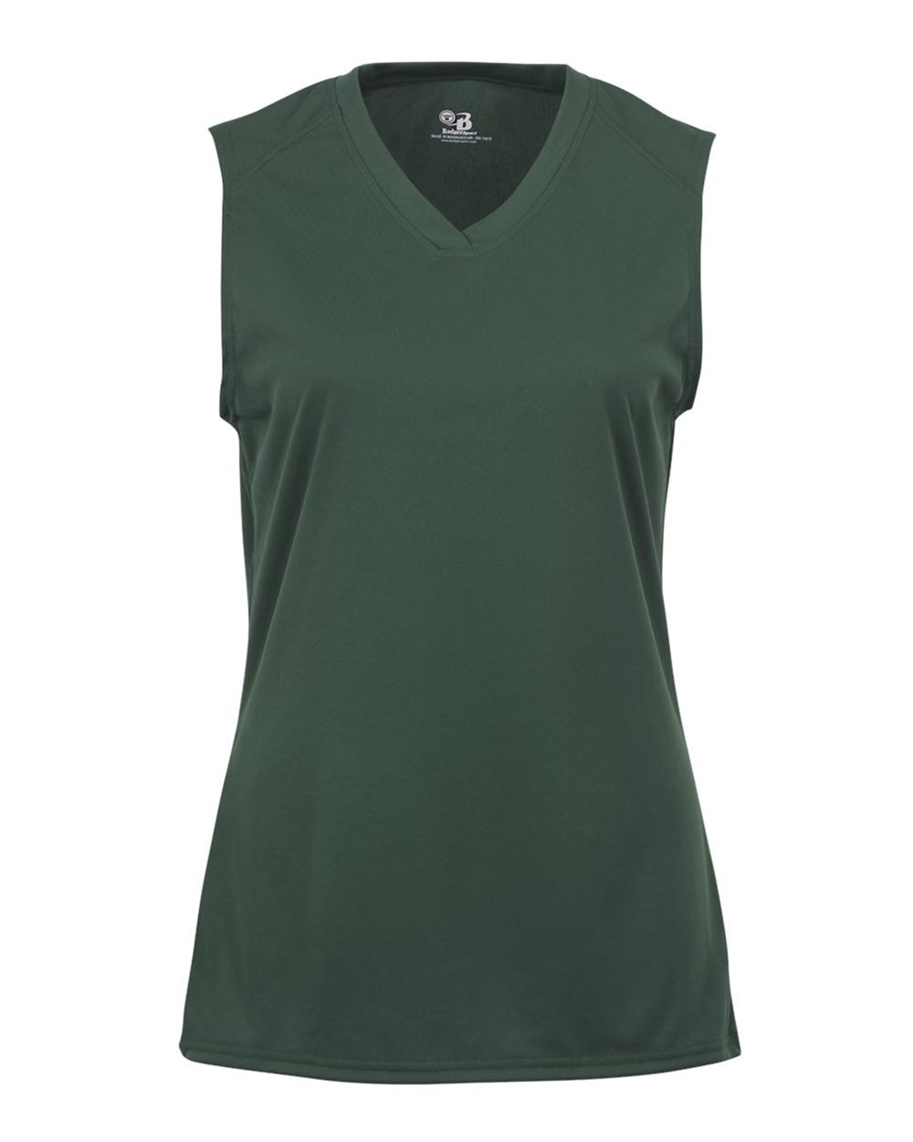Badger Women's B-Core Sleeveless T-Shirt. 4163 - Forest