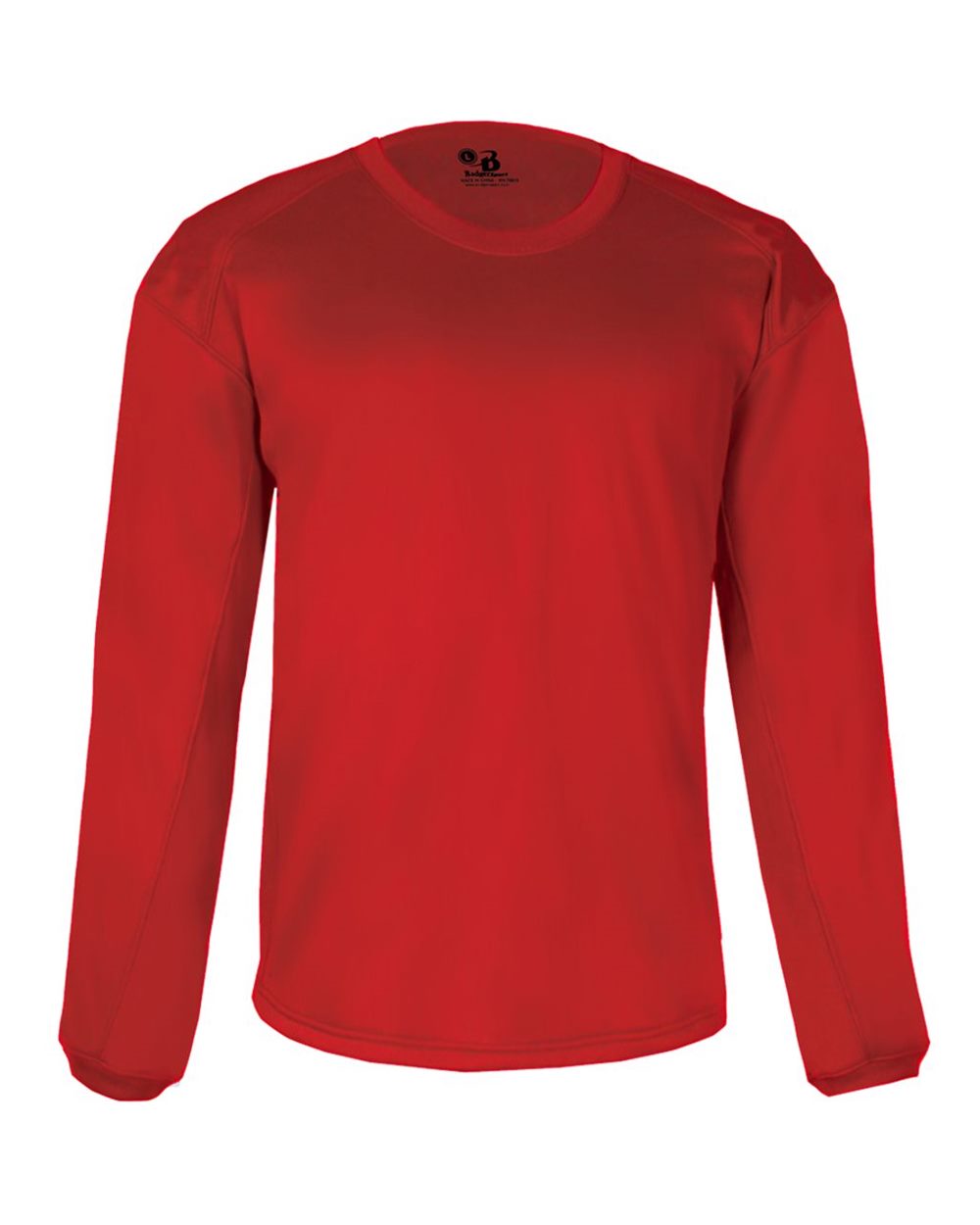 Badger Men's BT5 Performance Fleece Crewneck Sweatshirt. 1453 - Red