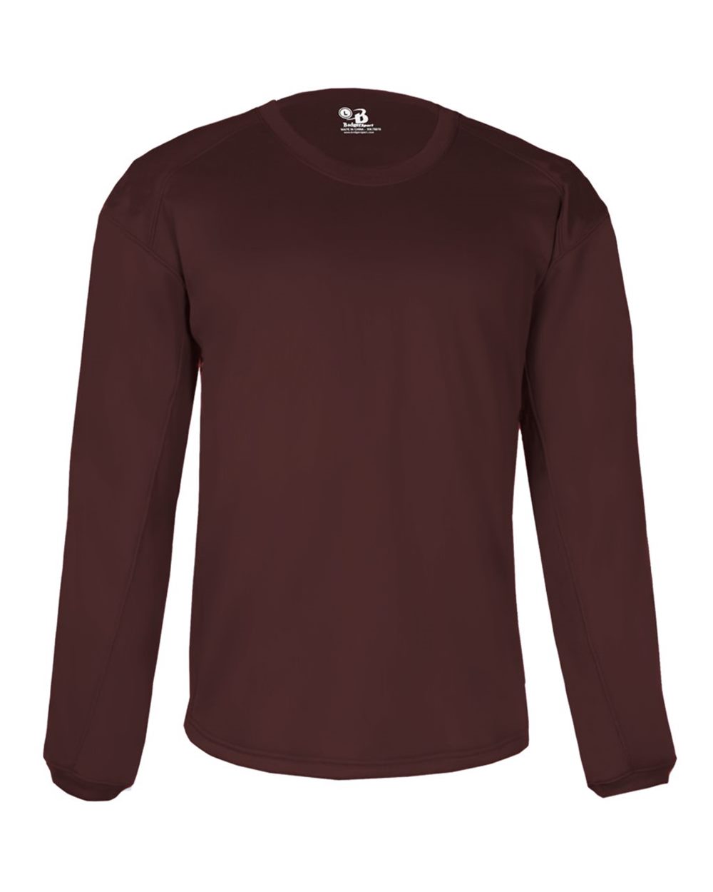 Badger Men's BT5 Performance Fleece Crewneck Sweatshirt. 1453 - Maroon