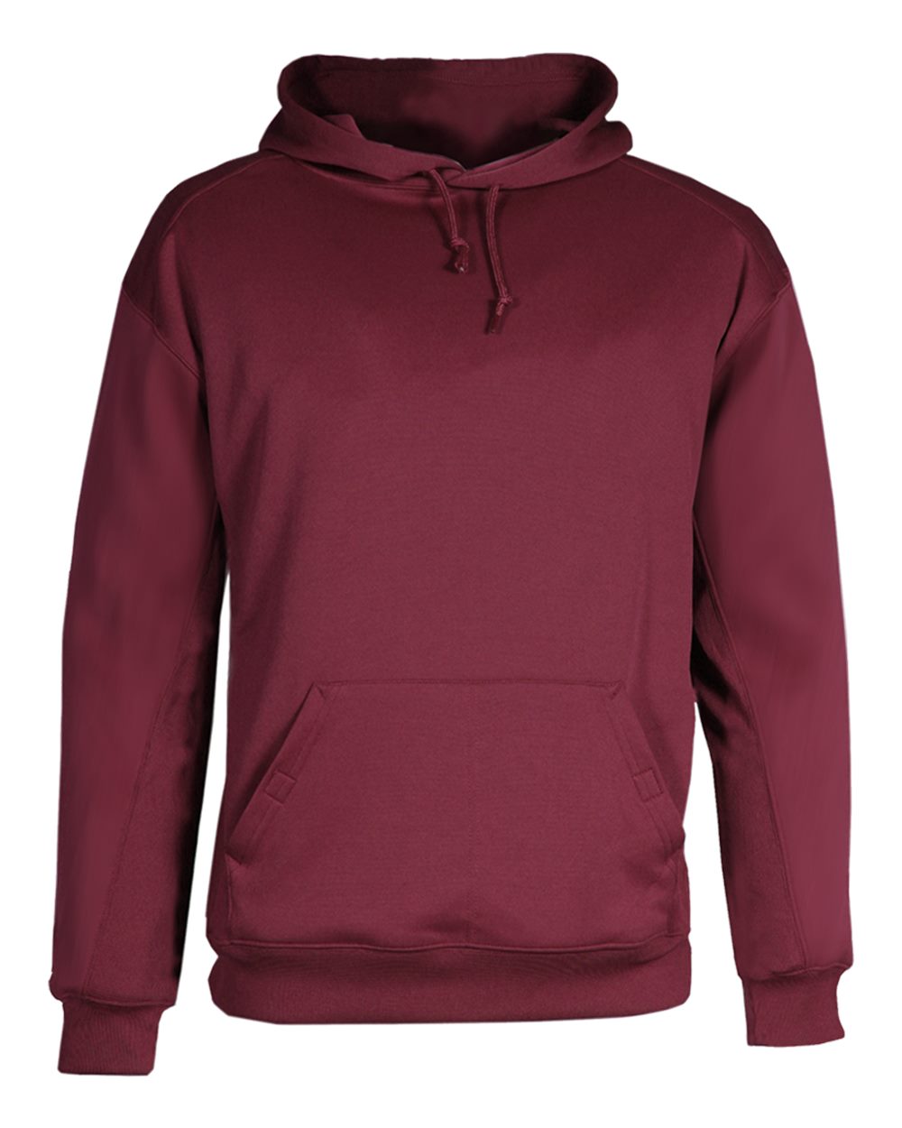 Badger Men's Performance Fleece Hooded Sweatshirt. 1454 - Cardinal