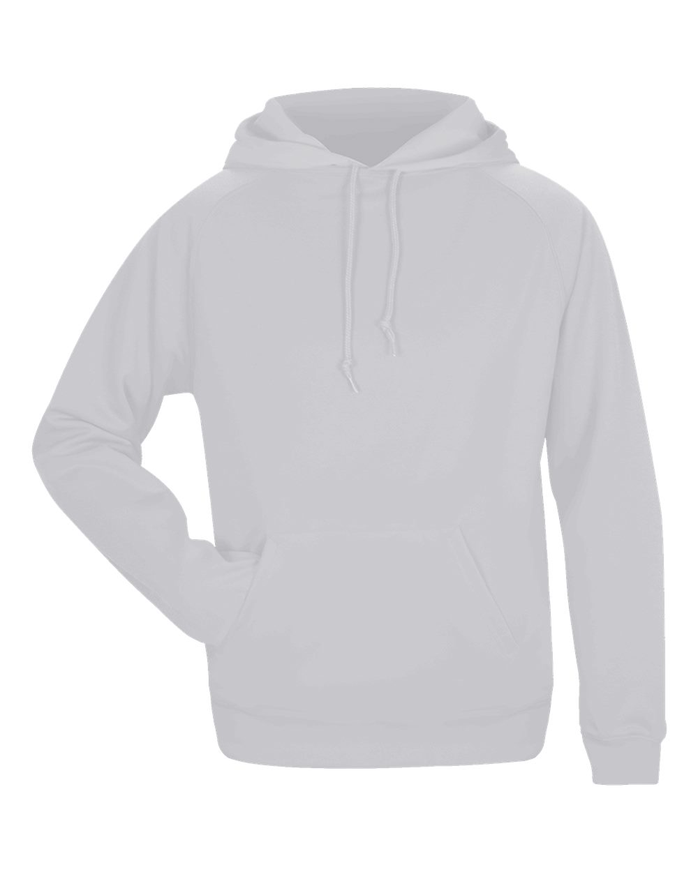 Badger Women's Performance Fleece Hooded Sweatshirt. 1460 - Silver
