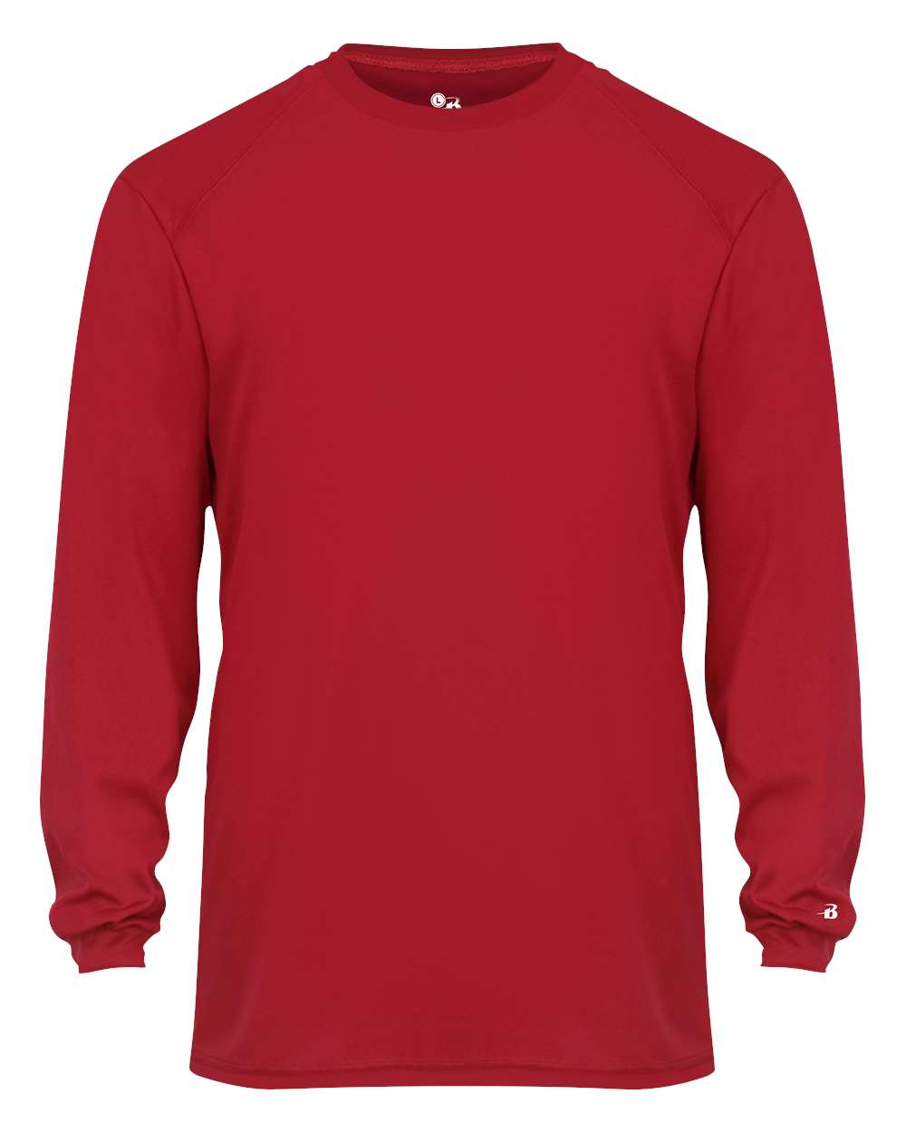 Badger Youth B-Core Long Sleeve T-Shirt. 2104 - Red