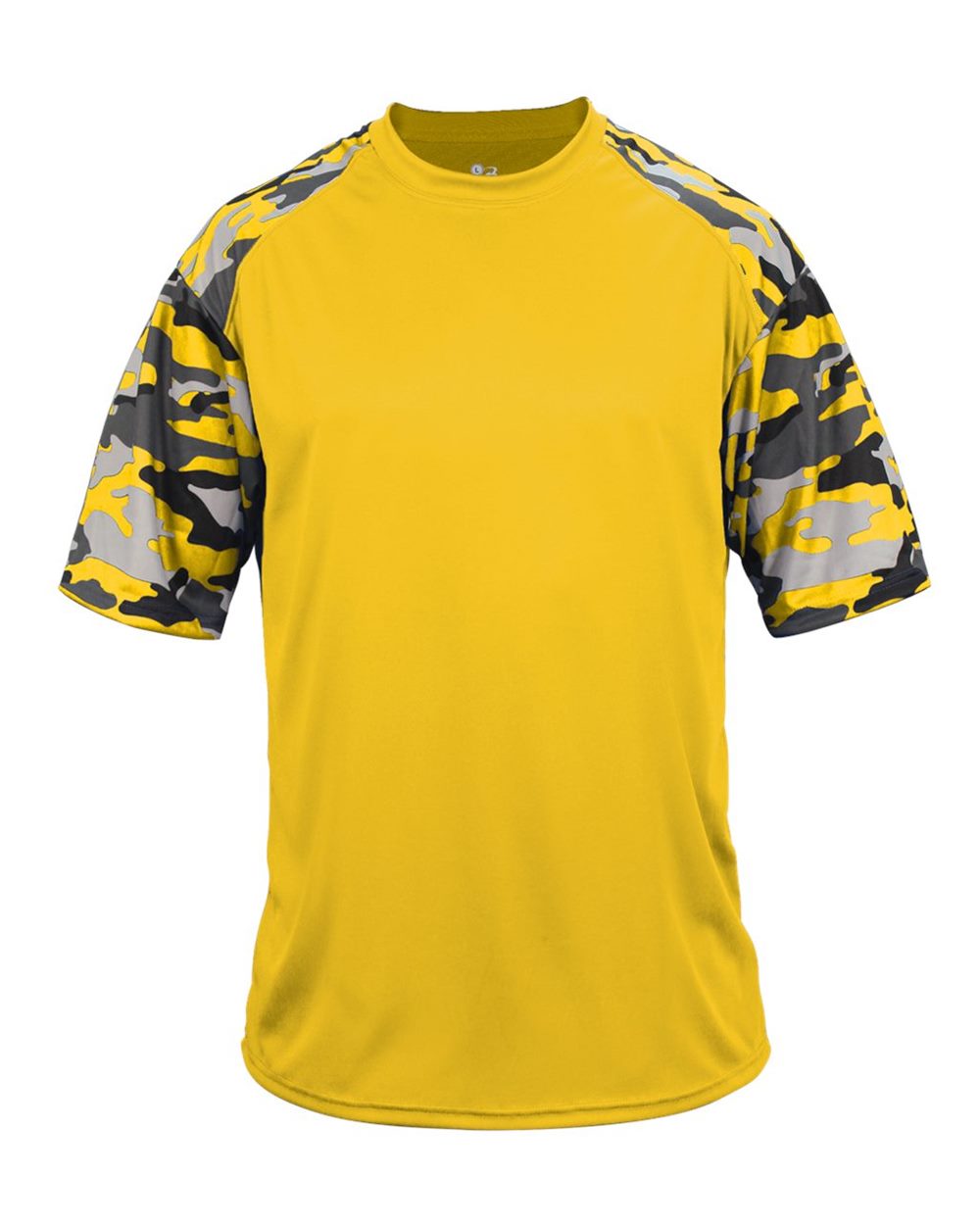 Badger Youth Camo Sport T-Shirt. 2141 - Gold/ Gold Camo
